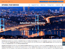 Tablet Screenshot of istanbultourservice.com